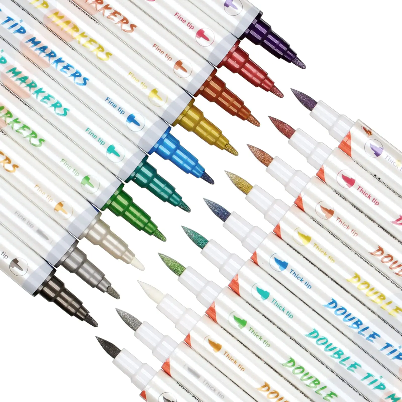 Skin-Friendly Multiple Stencils Halloween Cosplay Glitter Tattoos Kit Waterproof Girls Face Body Temporary Tattoo Markers