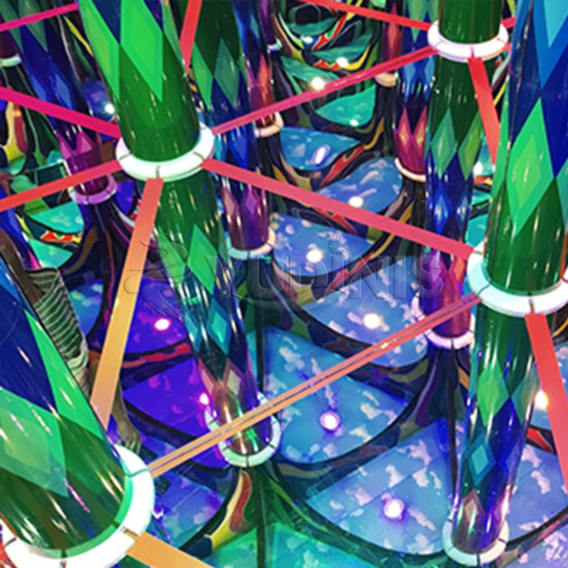 China supplier indoor kids and adult amusement park games magic mirror maze for sale