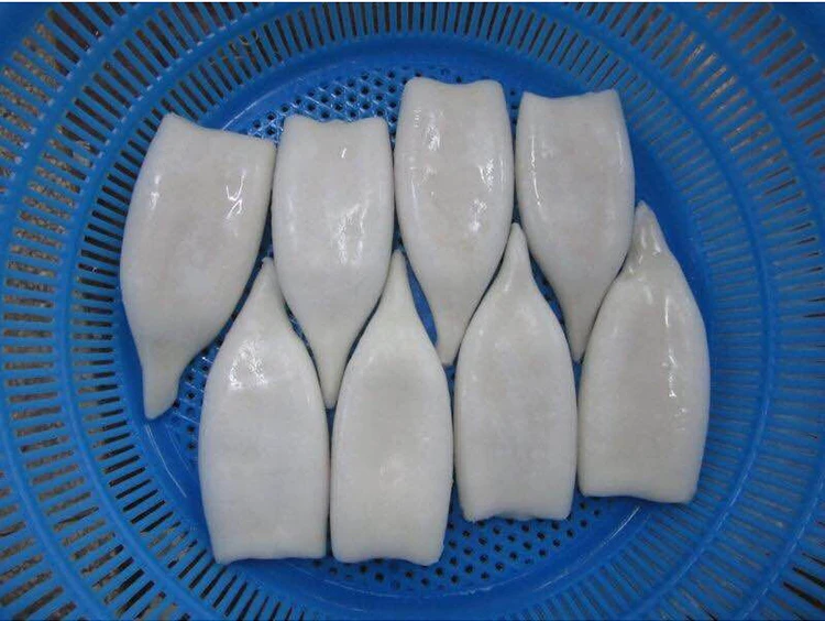 Hot sale deep frozen whole squids tubes cleaned