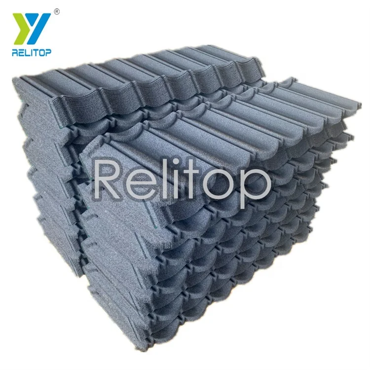 Roof Sheet Building Material Tile Corrugated Galvanized Aluminium Stone Coated Metal Roof Tile