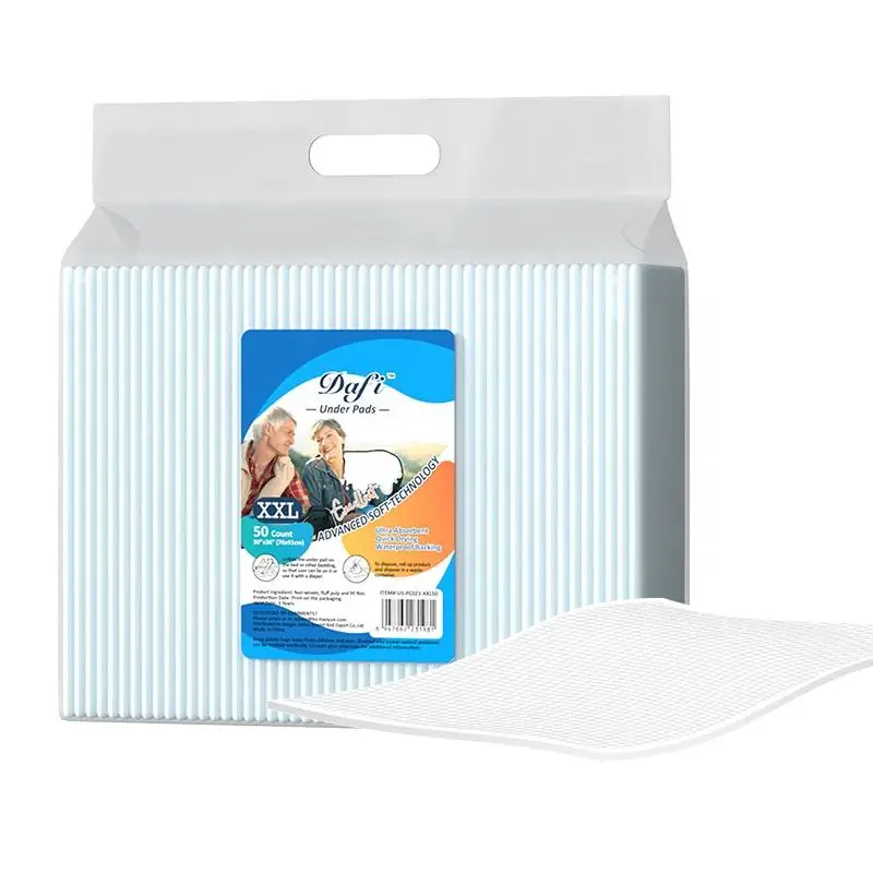 Absorbent Fluff Protective Bed Pee Pads Chucks Pads Disposable Underpads Incontinence Chux Pads For Babies Kids Adults Elderly