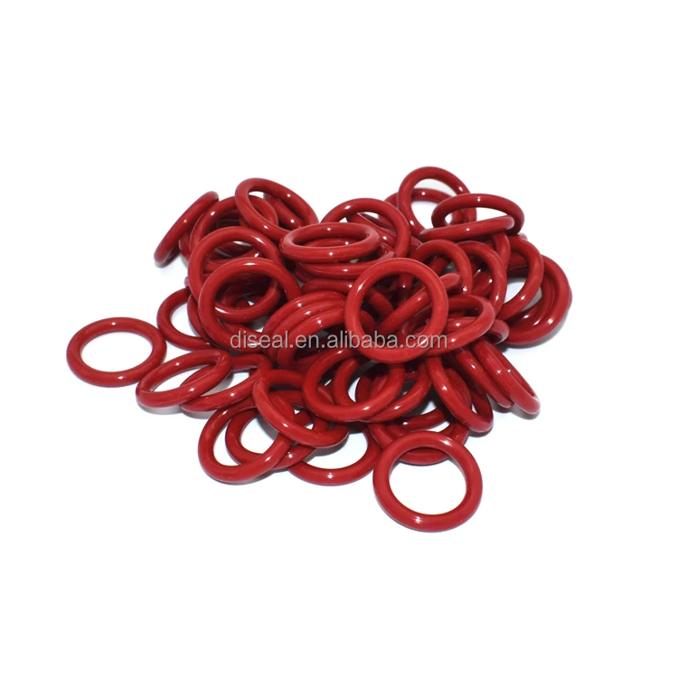 OD10xID7xCS1.5MM высокотемпературная силиконовая резиновая красная уплотнительная прокладка VMQ ORing круглые силиконовые уплотнительные кольца