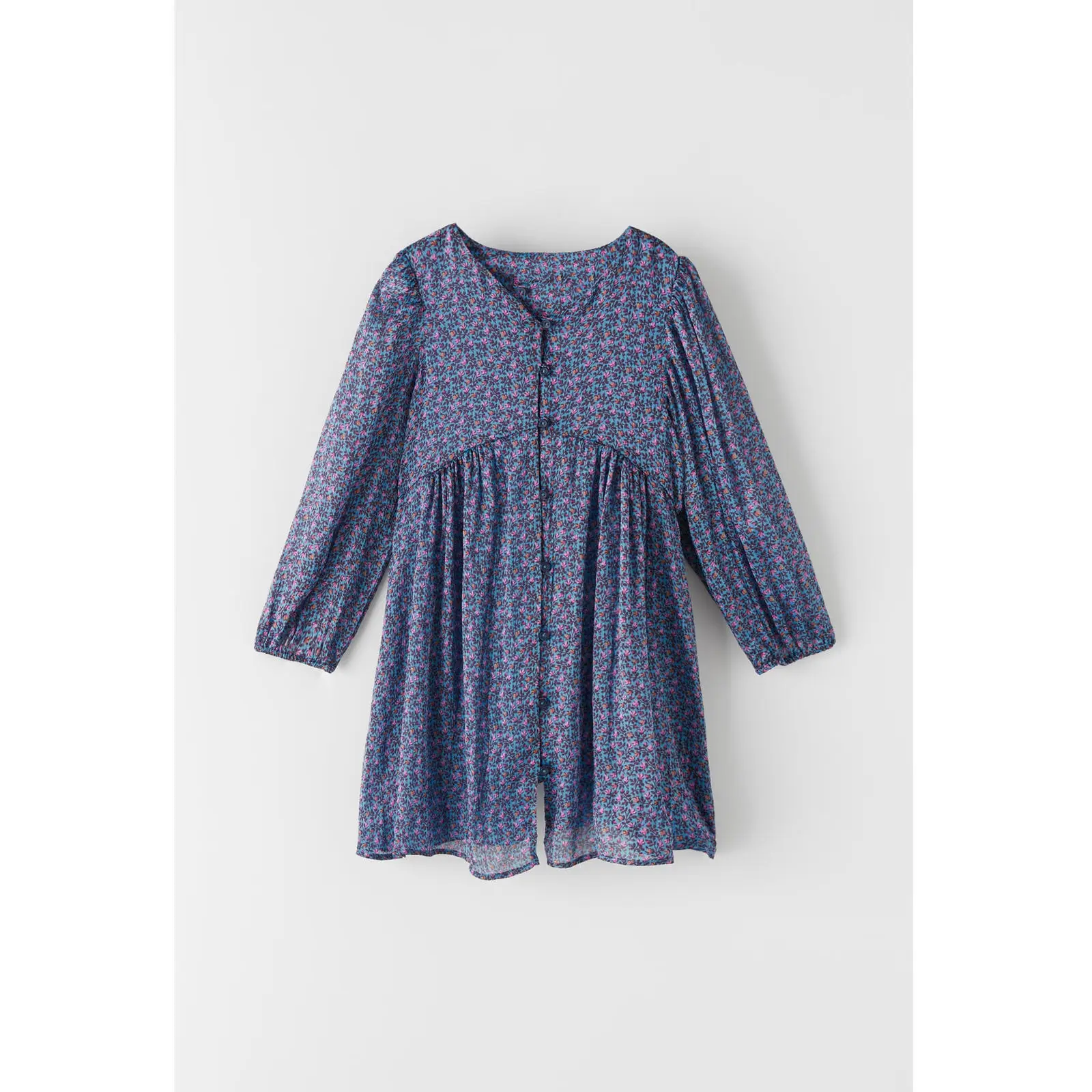 Girls Clothes Summer Fashion Designer Floral Flower Kids Clothing Floral Print Dress Girl Princess