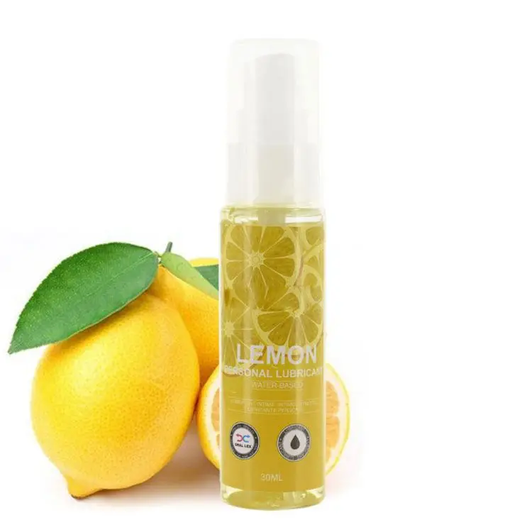 Hot Sell 30ml Strawberry Lemon Bubble Gum Flavor Edible Water Based Lubricant For Anal Vaginal Oral Sex Adult Massage Gel