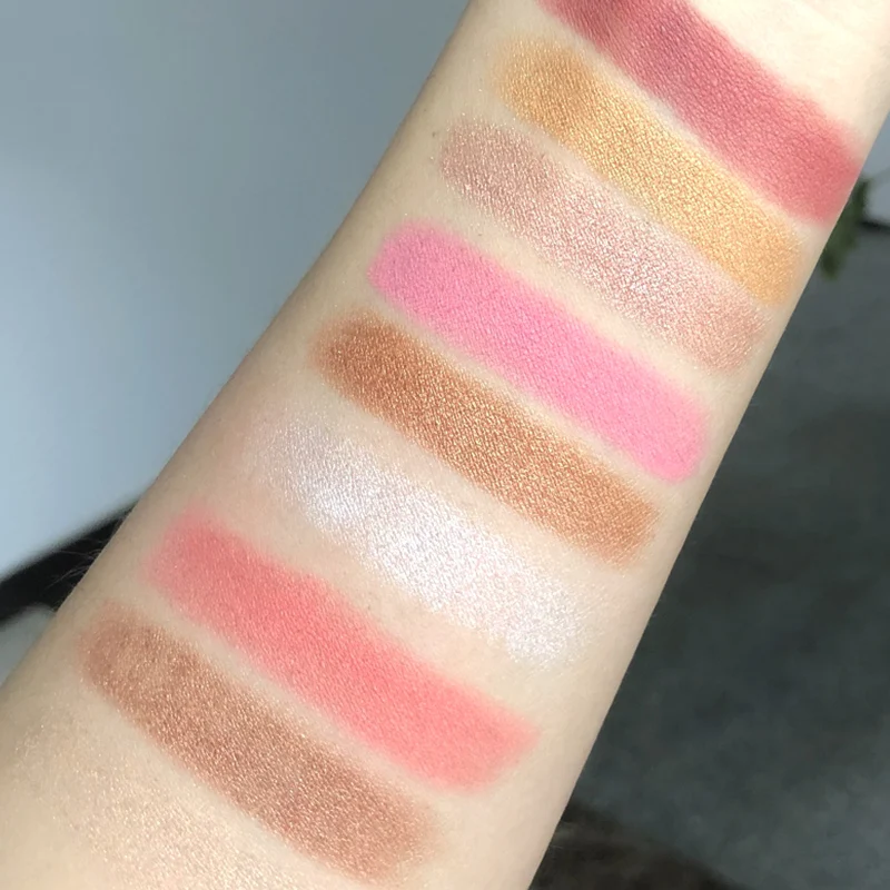 
3 in 1 Highlighter Blusher Bronzer Soft And Delicate Contour Powder Palette 