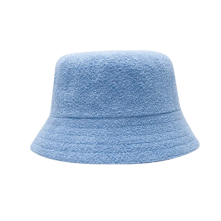 Custom color terry tower kids fashion comfortable designer bucket hat