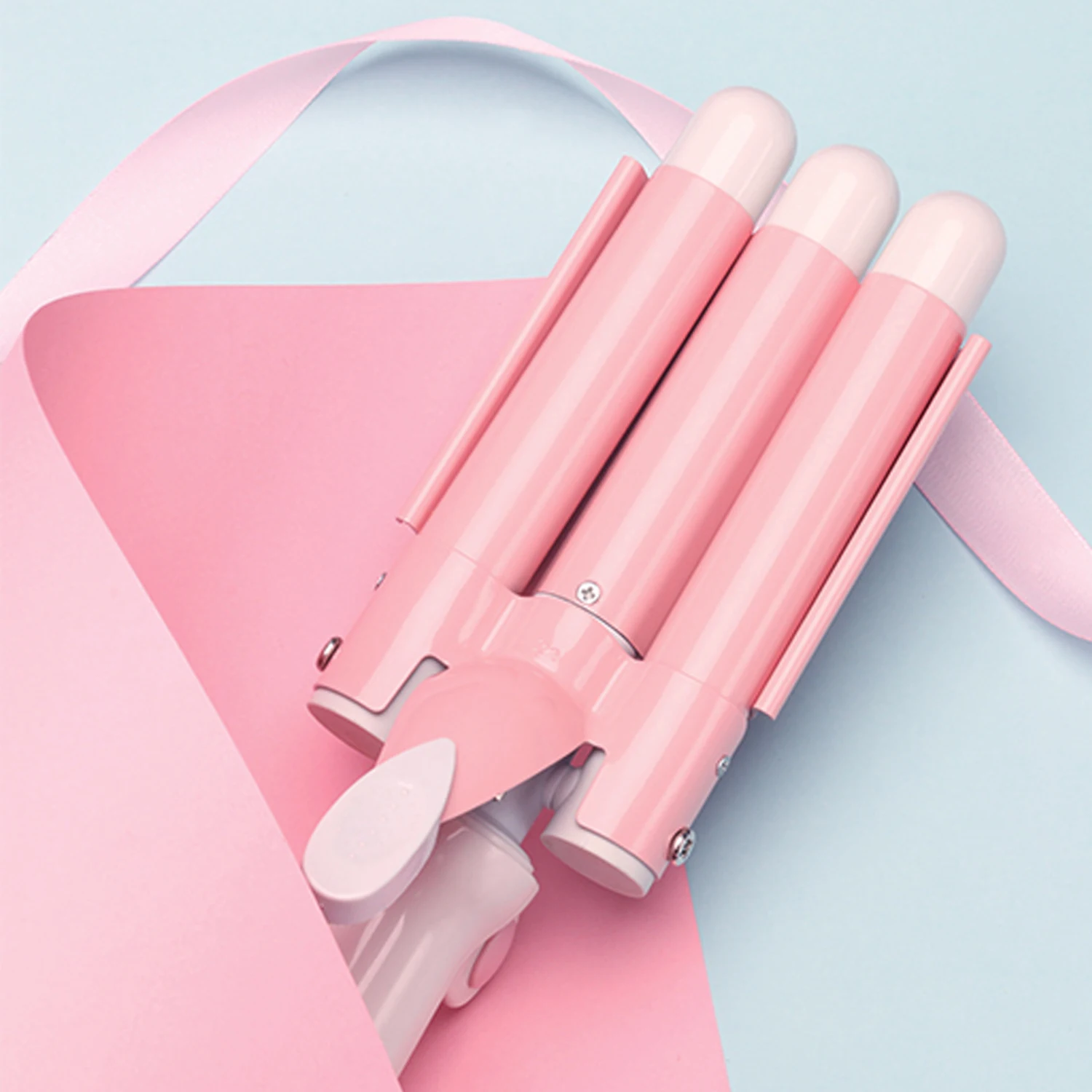 Tinx Hair Curler Ceramic Tourmaline Triple Barrels Hair Waving Styling amazon ceramic cordless hair curler 3 barrel wave