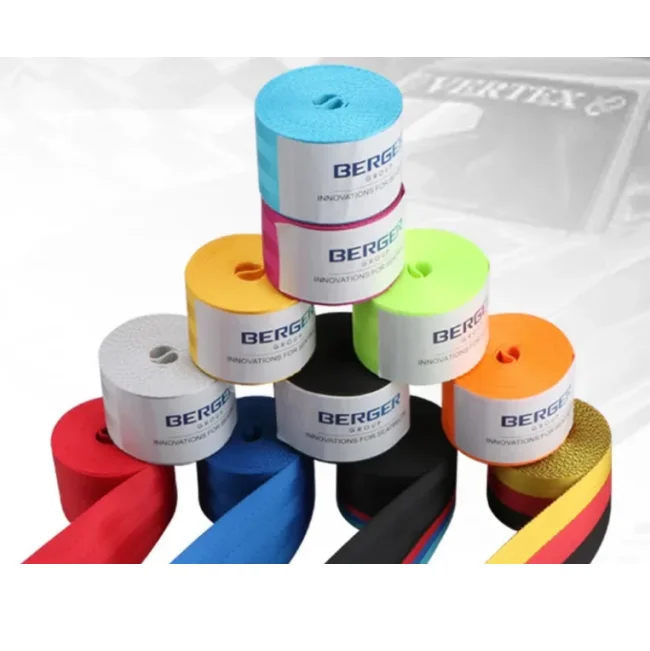 BERGER car parts 3.6M4.8CM wide universal racing safety seat belt webbing modification accessories