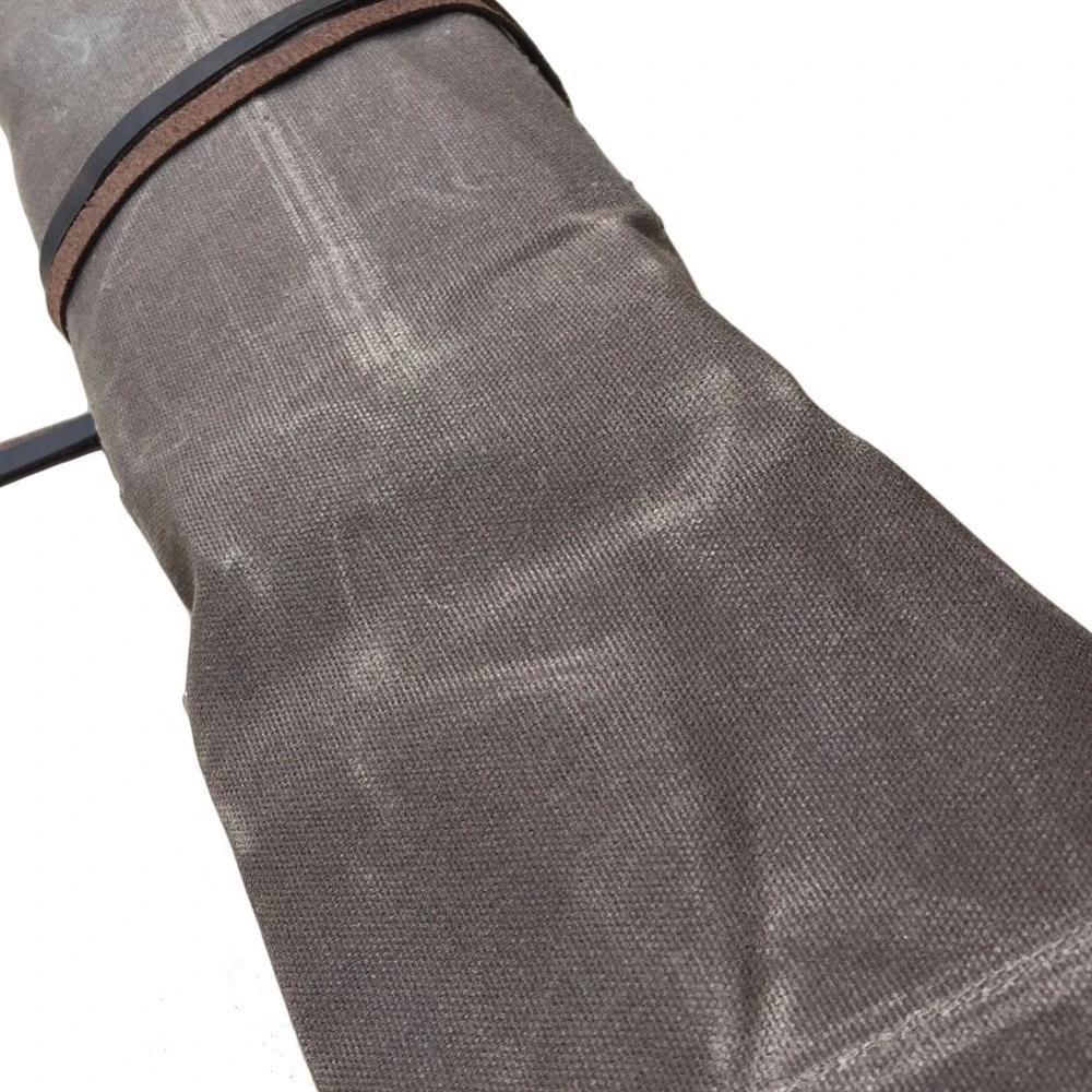 Waxed Canvas Tool Roll Up Pouch Wrench Holder Organizer Bag With 14 Slots