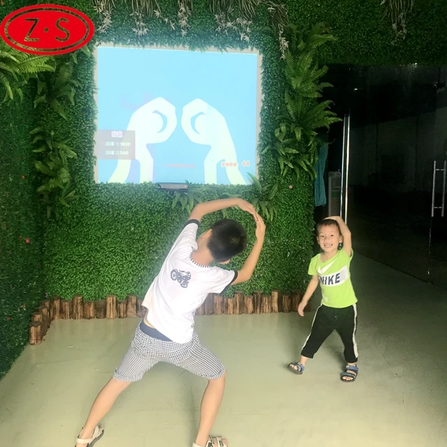 
Commerical children games interactive projector game 3D Body Interactive Wall 