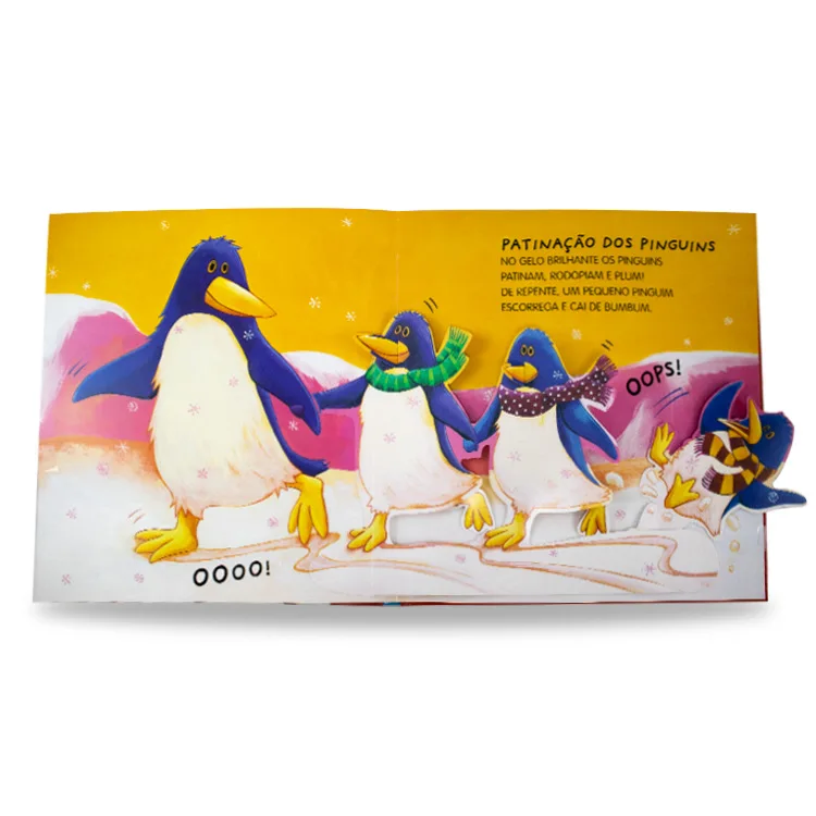 Customized Snowman Themed Three-Dimensional Luxury Puzzle Story Book for Children Hardcover Fancy Paper Manufactured China