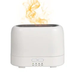 2022 New Style Desktop Essential Oil Diffuser Imitate Blue Flame Aroma Diffuser Ultrasonic Air Humidifier