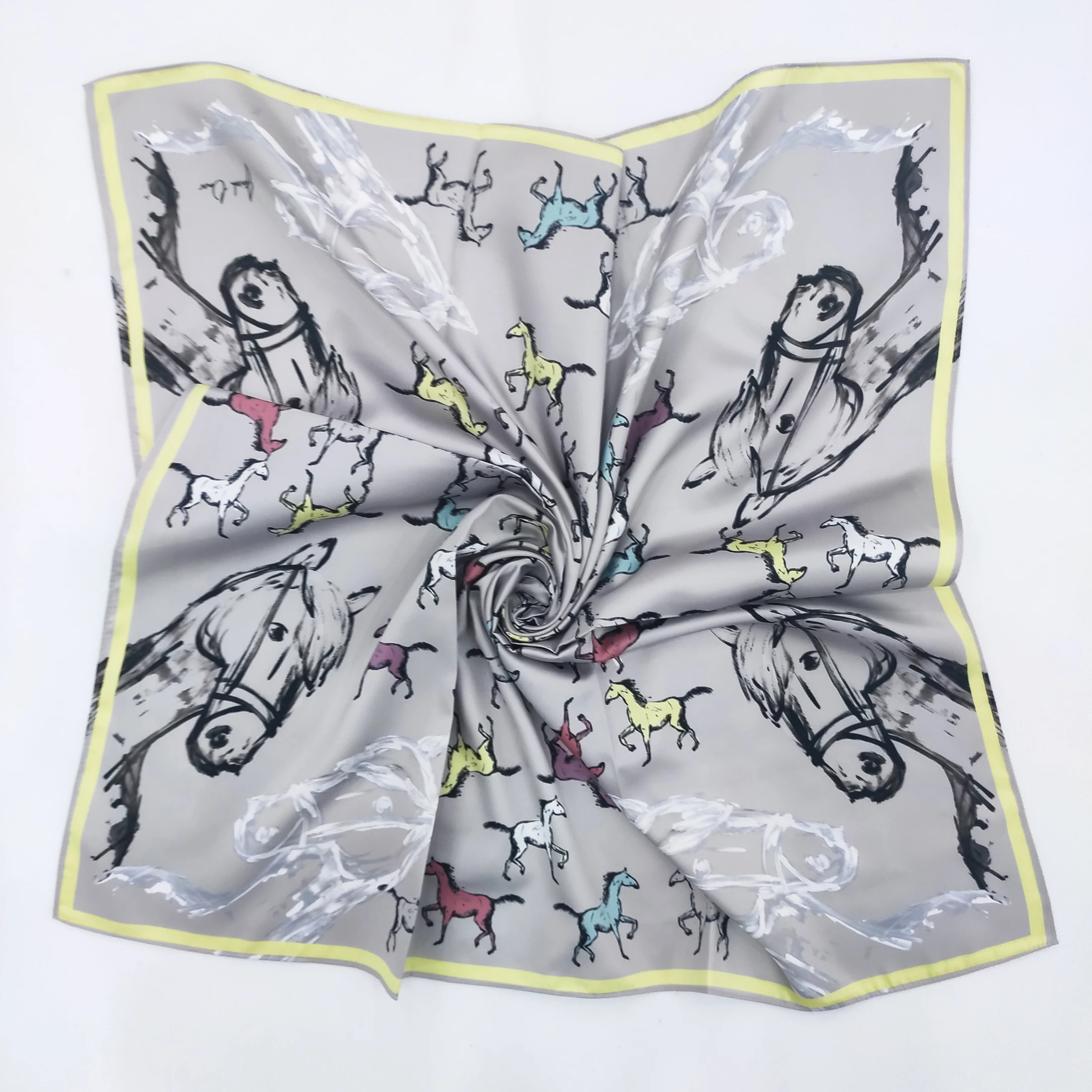 Оптовая продажа, Индивидуальный Женский хиджаб из полиэстера, бандана, Женский шифоновый шарф