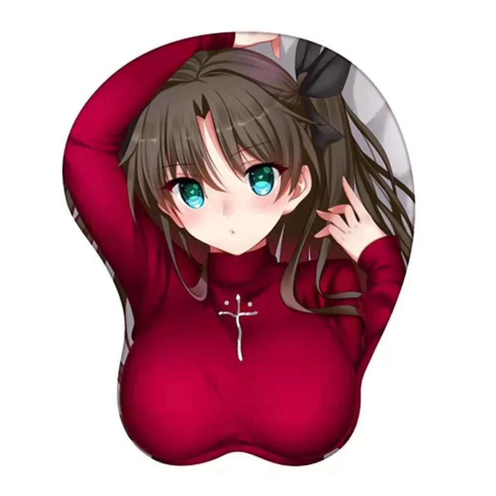 Custom Printed Sexy Male Mouse Pads anime boob ergonomic gaming mouse pad  breast custom mouse pad with wrist rest