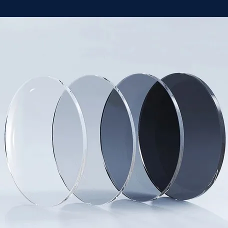 High quality 1.56 1.61 1.67 eye protection photochromic lenses sunglasses lens grey for summer