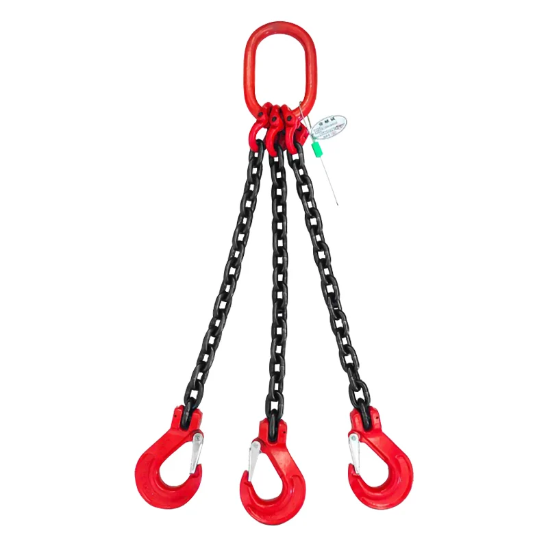 G80  Single/Two/Three/Four Legs Adjustable Chain Sling for Cargo Lifting