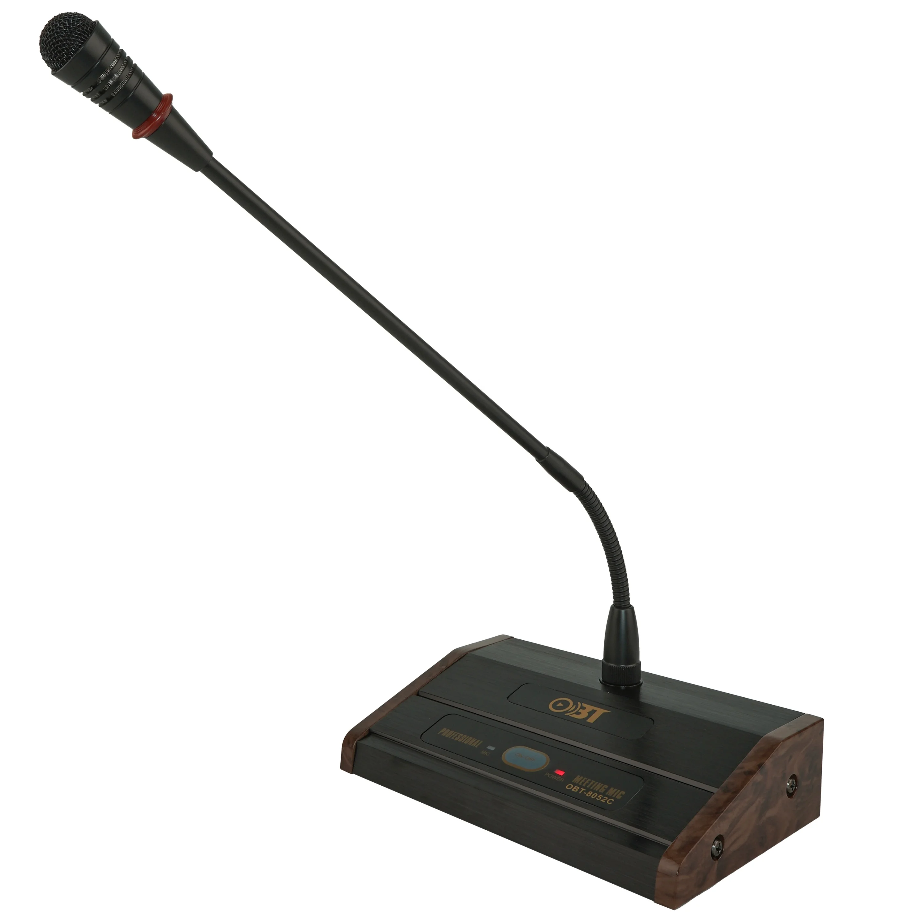 OBT-8052C динамик Профессиональный Подиум микрофон и аксессуары губка всенаправленный настольный