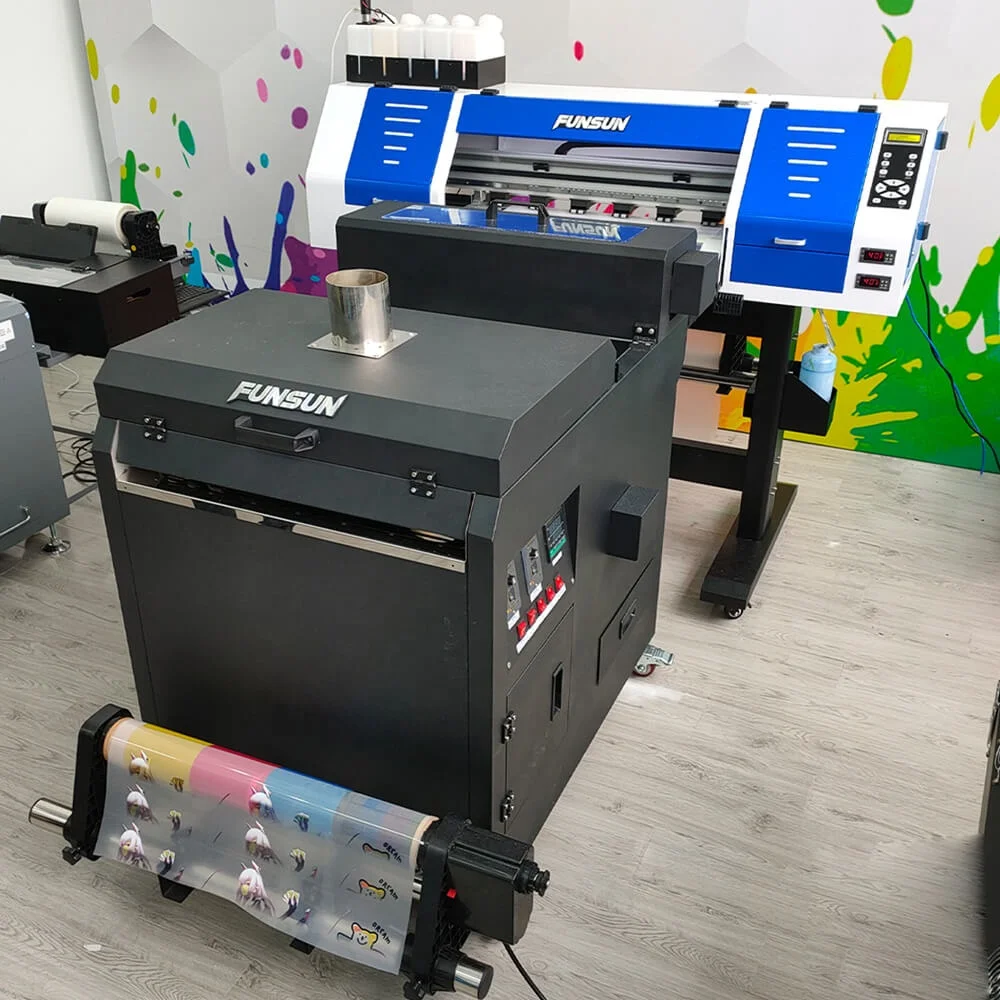  Funsun передовые FS-600 DTF ПЭТ-пленка принтер impressora холщовый мешок футболка одежды 60 см машина для любой