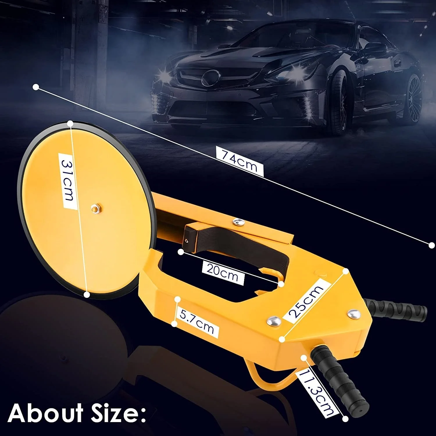 factory wholesale car anti thief steering tire tyre parking lock wheel clamp
