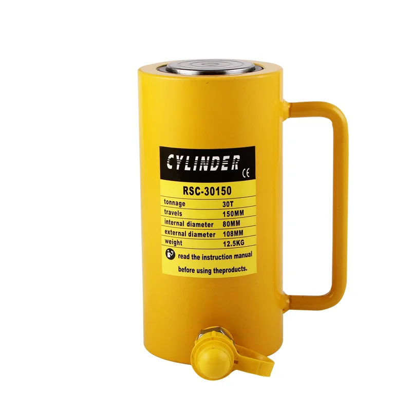 Single acting Aluminum Hydraulic Cylinders jack 100 ton air hydraulic jack FCY-100150