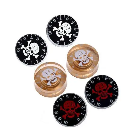 Wholesale guitar tophat knob electric guitar knob replacement custom barrel guitar knob for bass