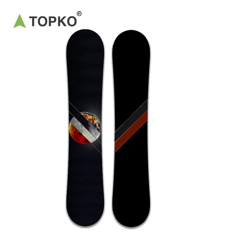 Topko OEM полностью горный Фристайл углеродное волокно деревянное основание открытый сноуборд