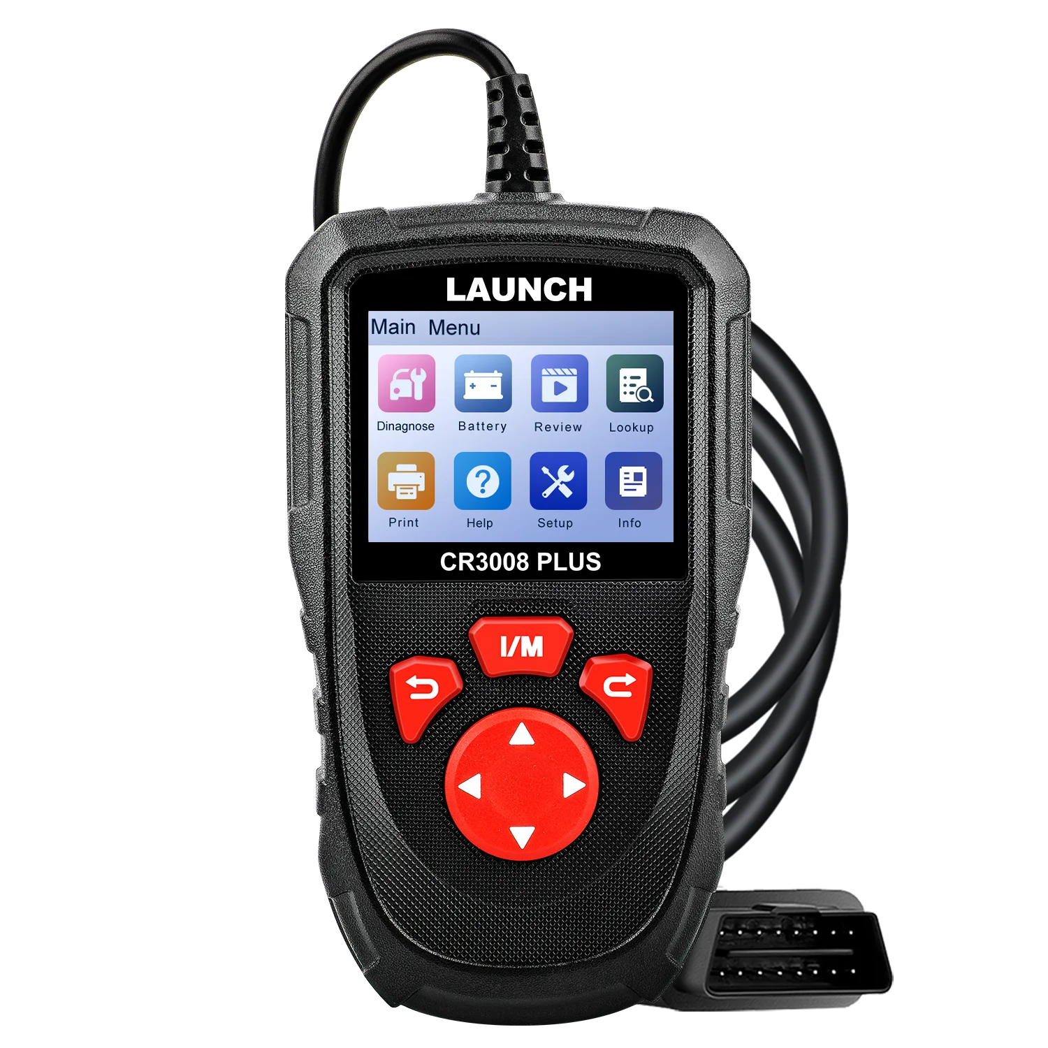 LAUNCH X431 CR3008 PLUS OBD2 Scanner Engine Code Reader OBD Car Diagnostics Tool Free Update ODB2 Automotive Scanner