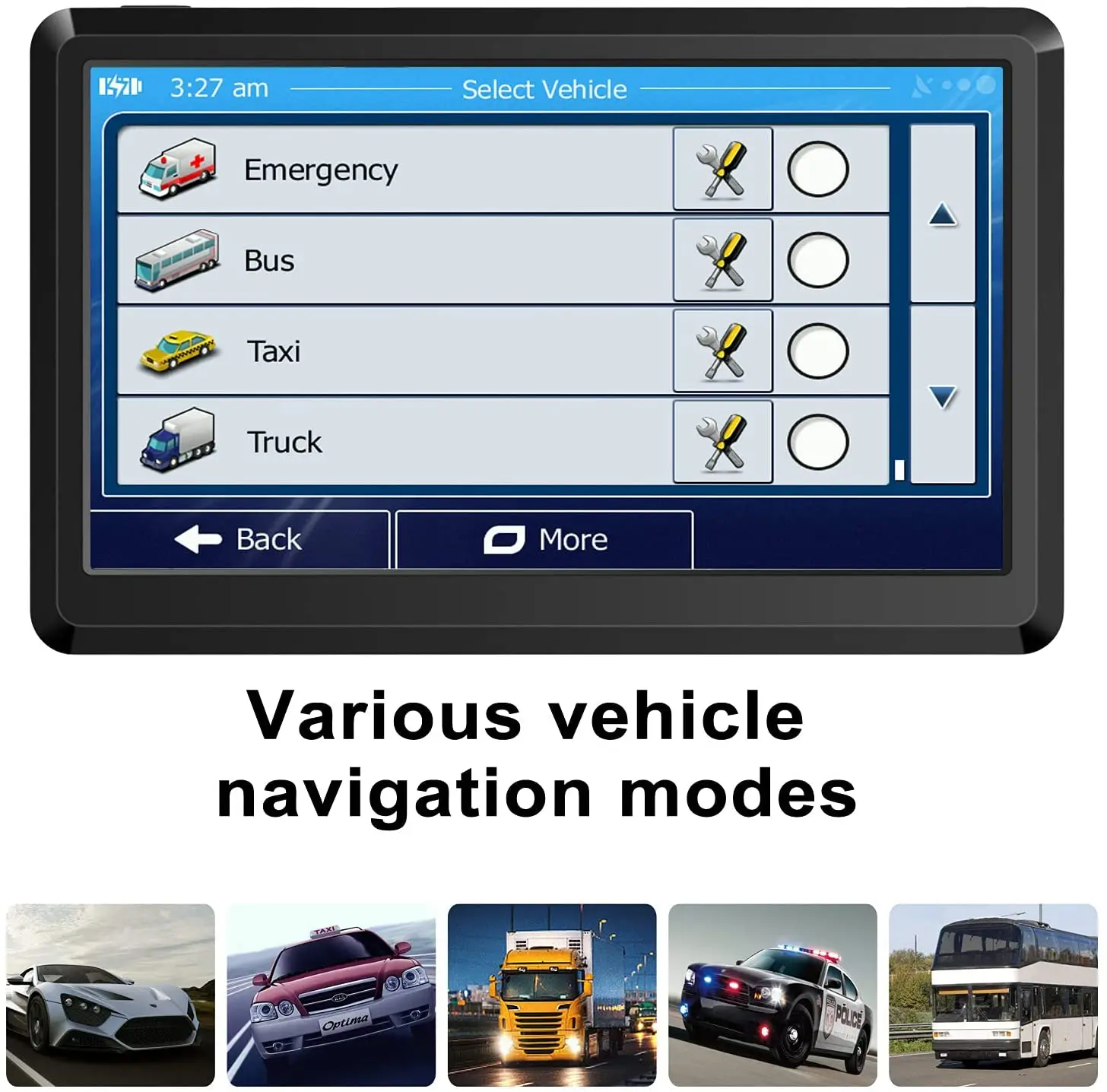 Factory Hot 8GB 256M Windows OS High Brightness Sat Nav for Gps Navigation 9 inch truck