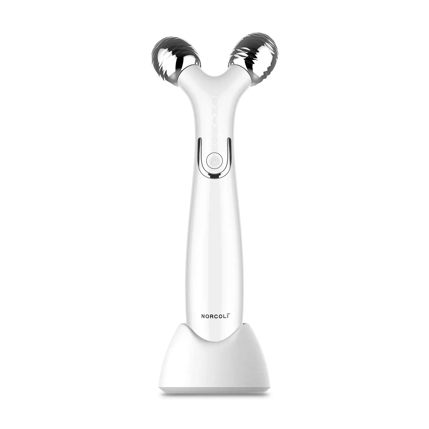 New released mini microcurrent face lift 3d roller hot cold beauty device