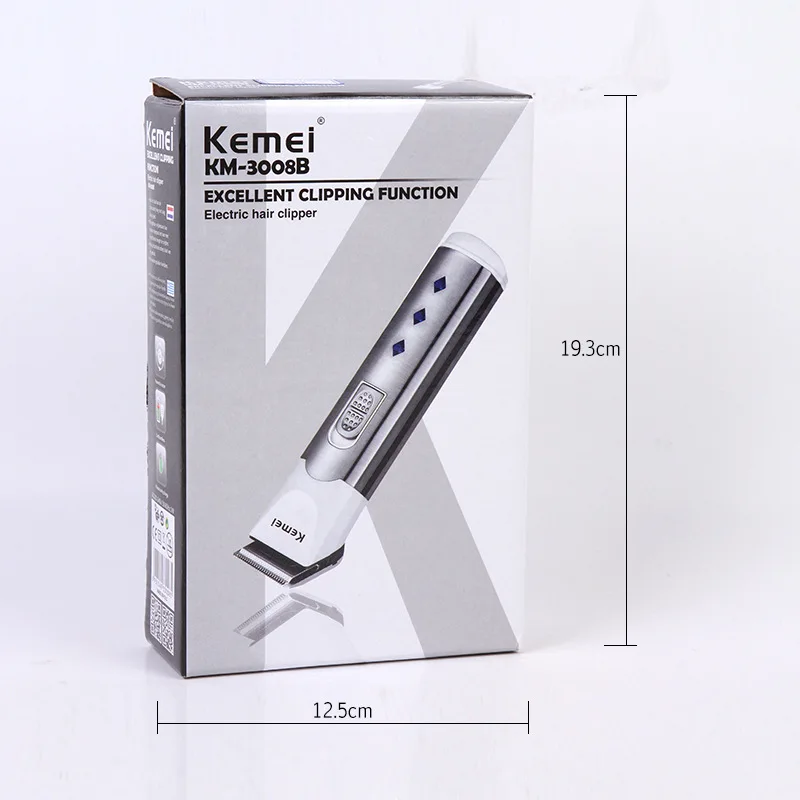  KEMEI машинка для стрижки волос электрическая KM-3008B Профессиональный Взрослый Детские прямые продажи с