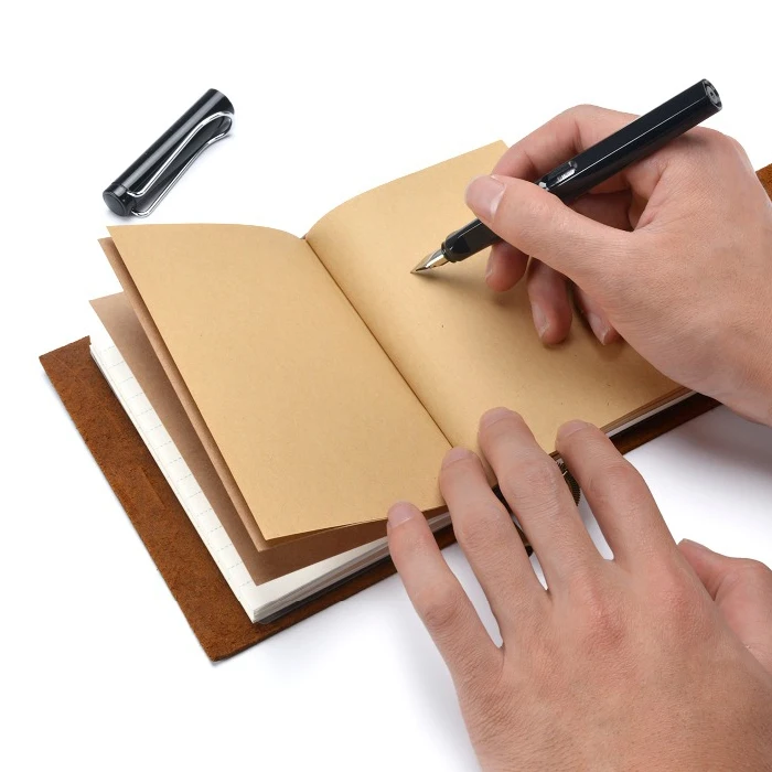 High Quality Custom Genuine Crazy Custom Leather Journal Notebook