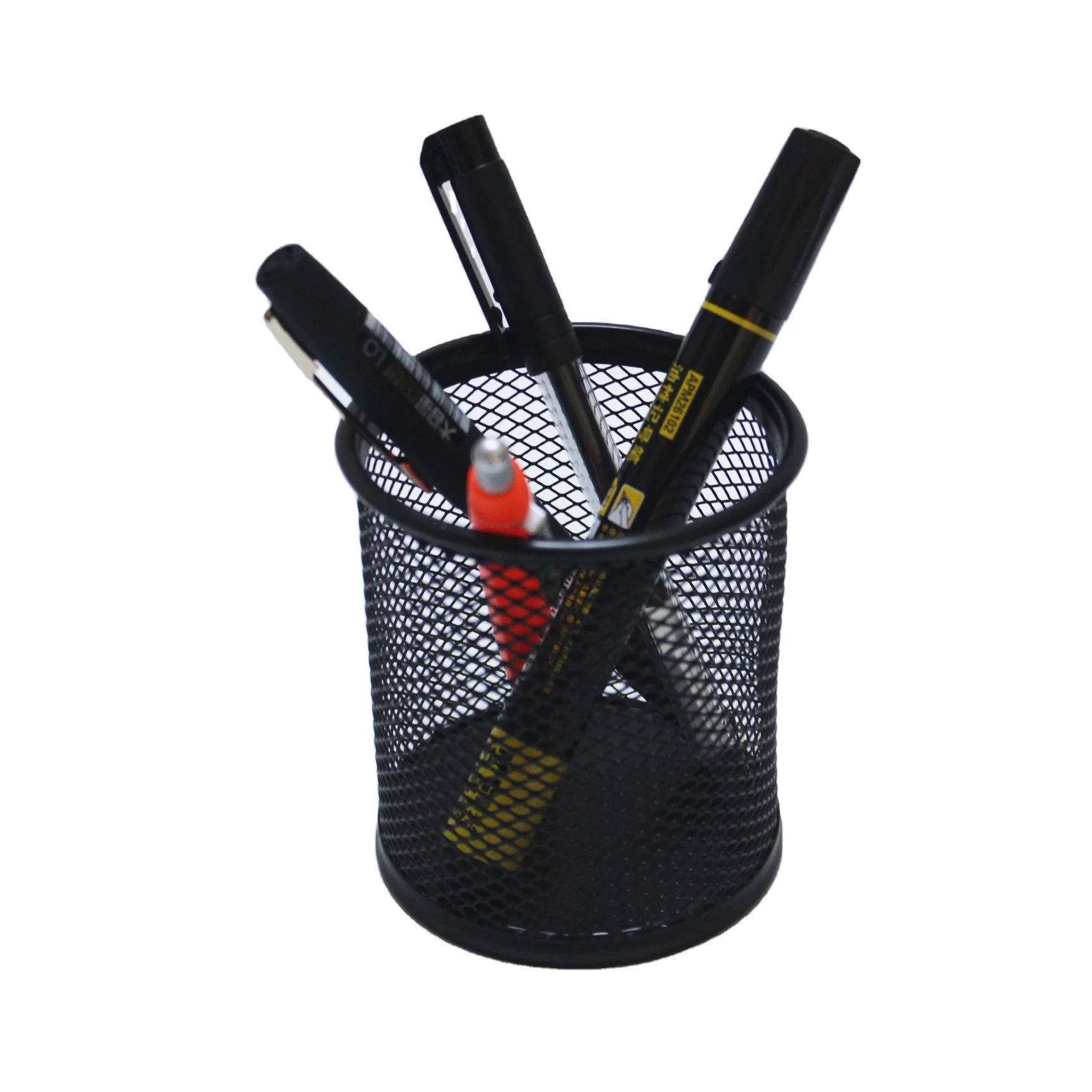 
Office supplies Table storage Round Metal Mesh Pen Holder HT-8312 