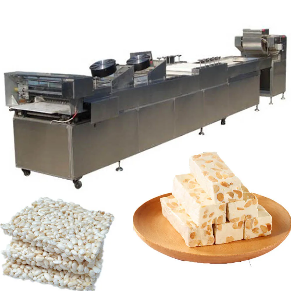 Chocolate Candy Bar Machine Automatic Nougat Machine Grain Nut Bar Making Machine