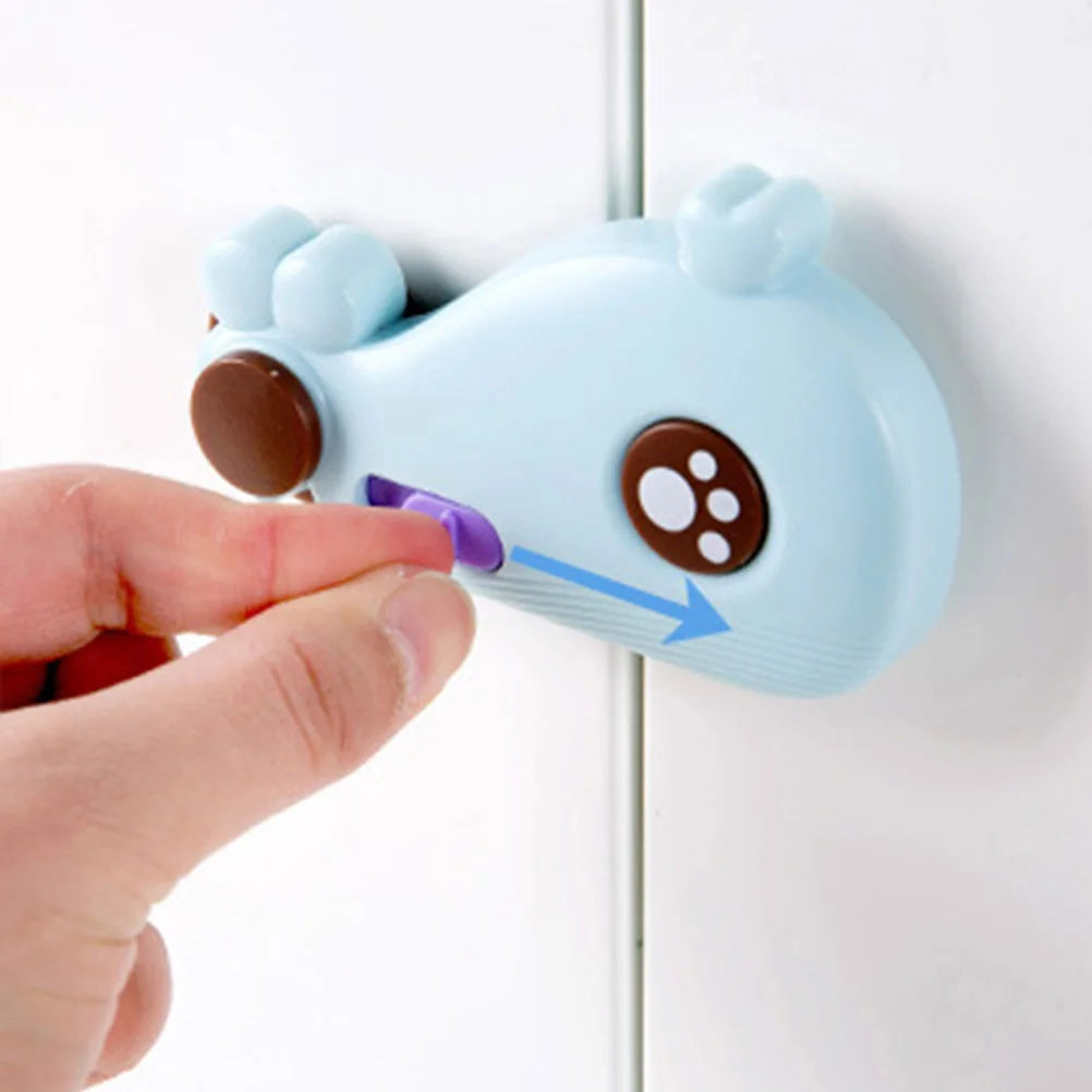 Kids safety products baby safety plastic lock for toddler Whale-Shaped Baby Safety Locks