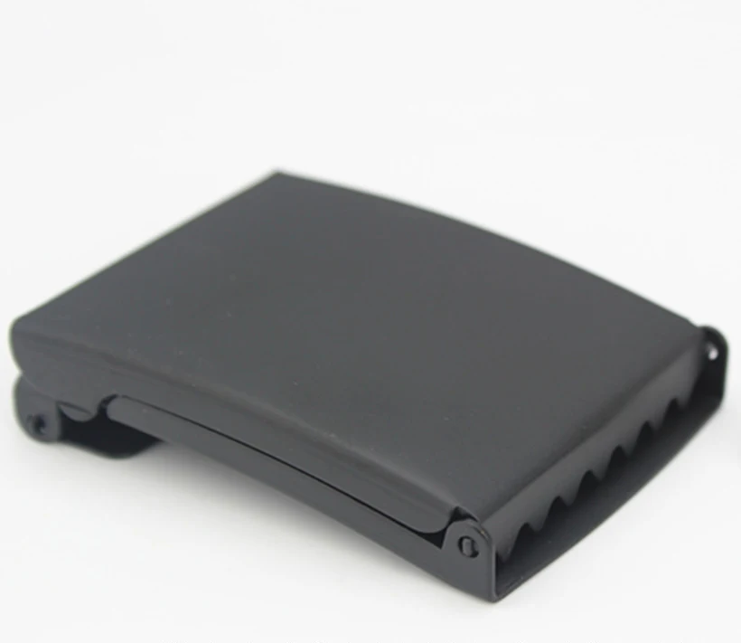 Отличное качество металлическая дешевая черная пряжка для ремня аксессуары Регулируемая с головой коровы зажимы на заказ 35 мм