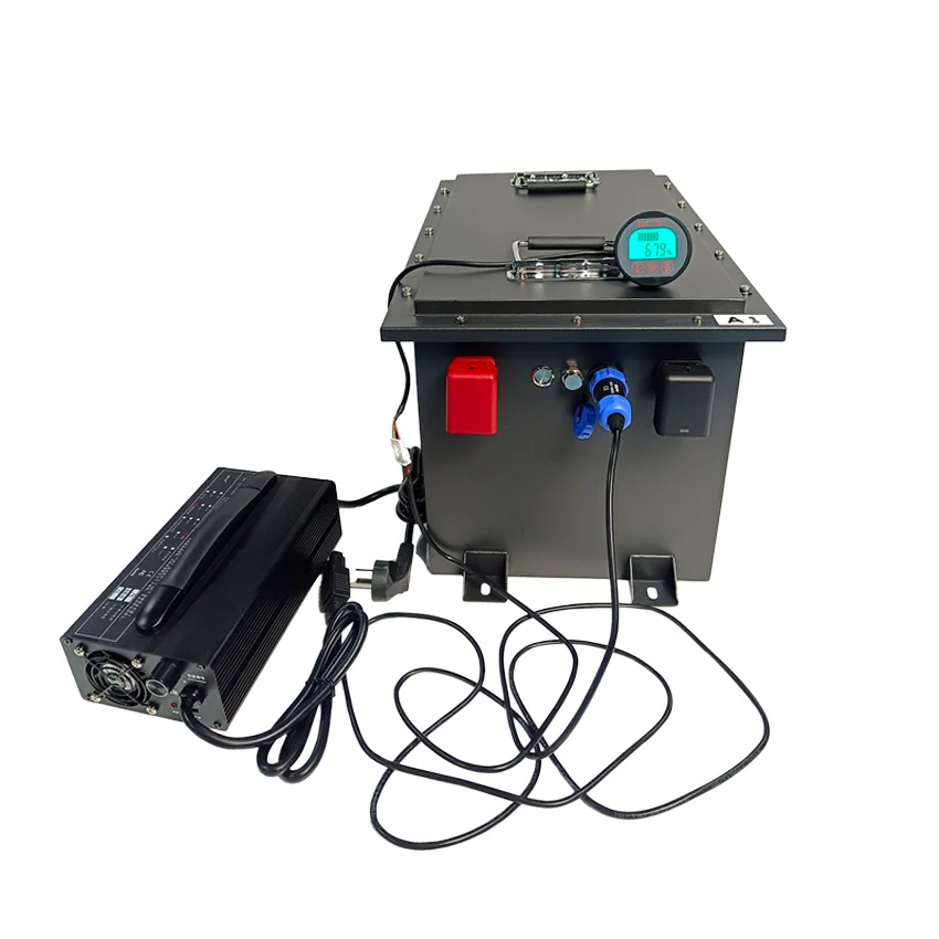 51.2V 100Ah Club Car Lead-Acid  Battery Maintenance Free 48v Electric Bag Golf Cart Battery Electric Lithiu Golf Cart Battery