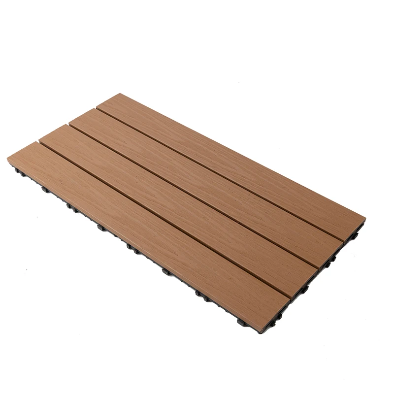 Manufacture Easy Install Waterproof Fireproof Modern Decoration Outdoor Floor Diy Wpc Composite Decking