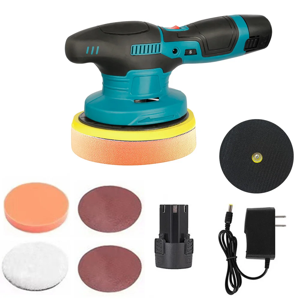 New product 12V lithium electric polishing machine waxing machine adjustable speed handheld wireless portable car