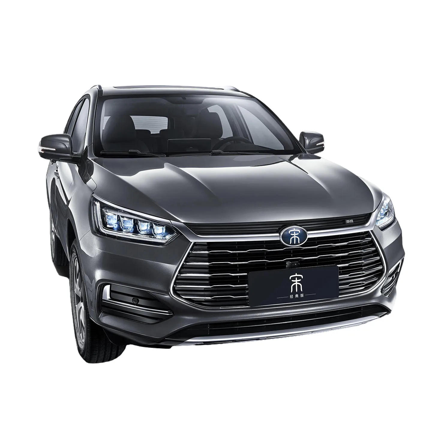 BYD Song электрический автомобиль byd song 2024 б/у автомобиль byd song ev 5-дверный 5-местный внедорожник Максимальная скорость 199 км/ч