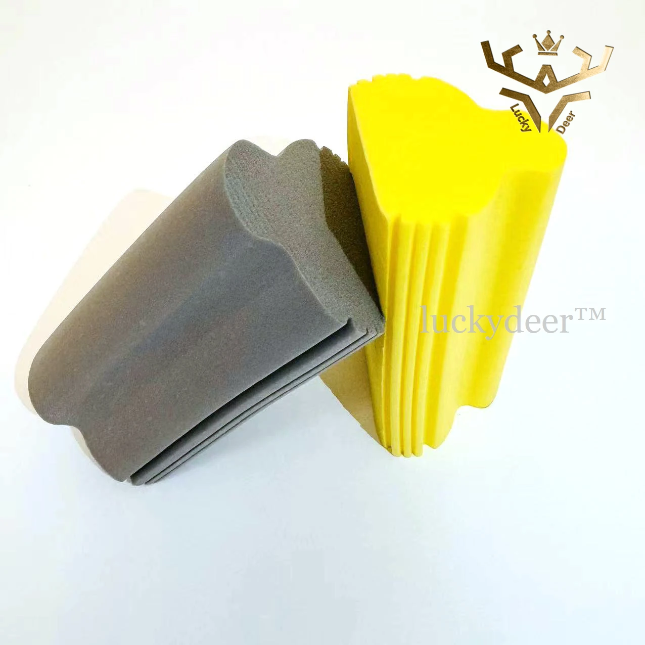 Factory Direct Damp Wash Dusting Sponge With Handle Ridges Liquid Absorbent PVA Scrub Damp Sponge Car Duster Household Cleaning