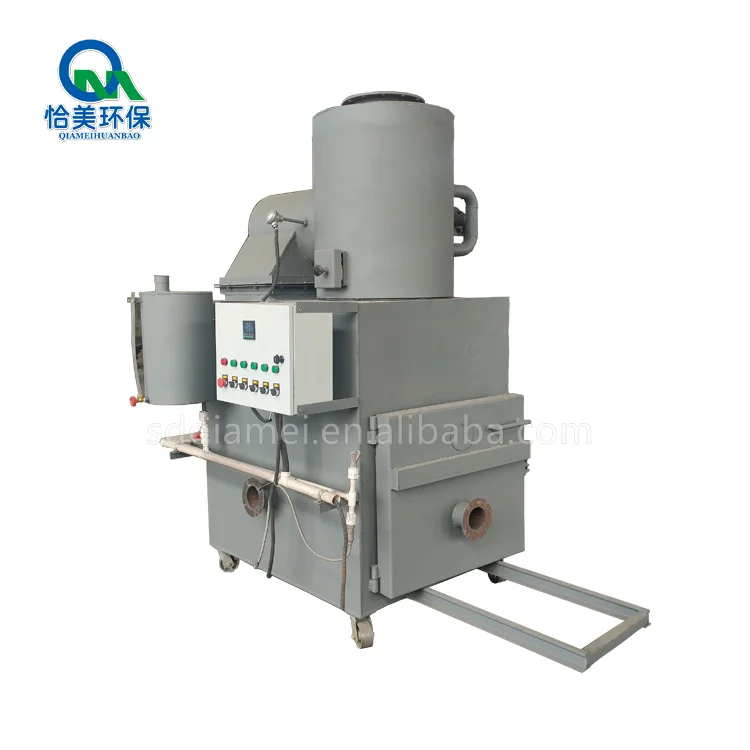 Large medical waste furnace smokeless incinerator equipments for hospital