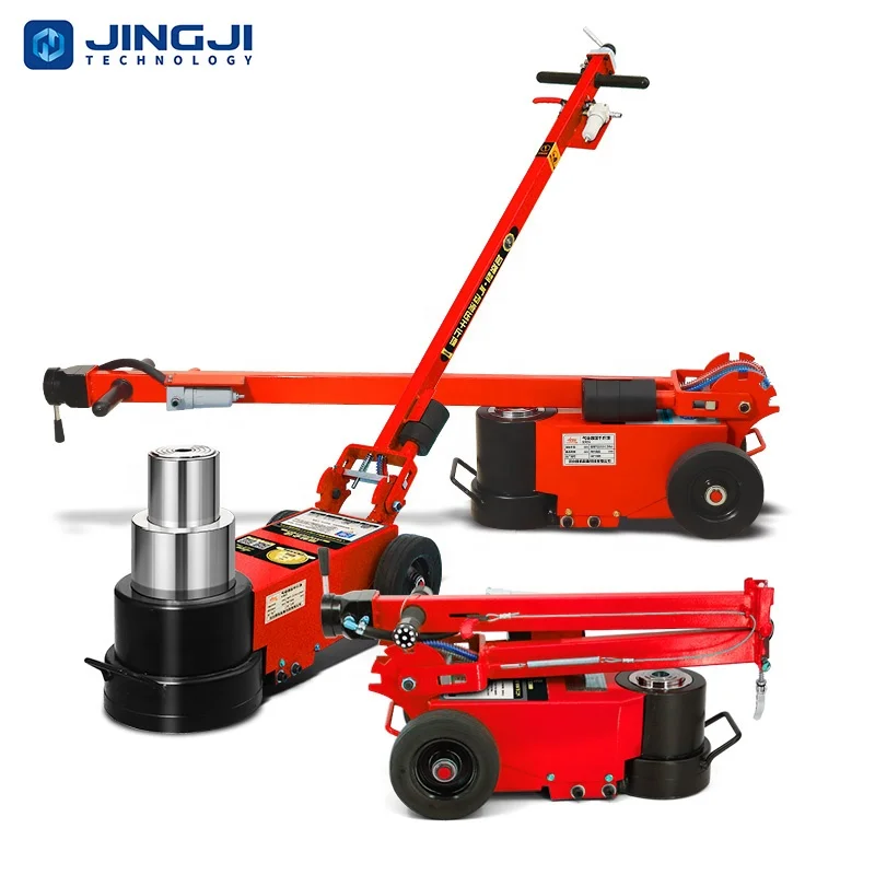 50T Truck Pneumatic Car Lift Jack Trolley Hydraulic Air Jacks