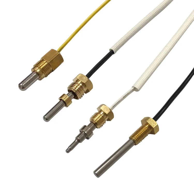 Fast response bullet shaped ntc temperature sensor 50k bullet thermistor sensor probe