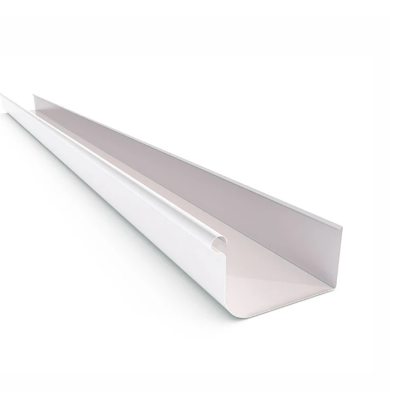 Wholesale Products 5 in. x 10 ft pvc gutter  Polyvinyl chloride Square Gutter Rain gutter