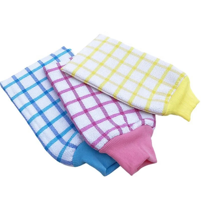 Towel cloth bath gloves scrubber Puff Mesh Soap Shower Tool Exfoliating Bath Sponge Exfoliating peeling Glove