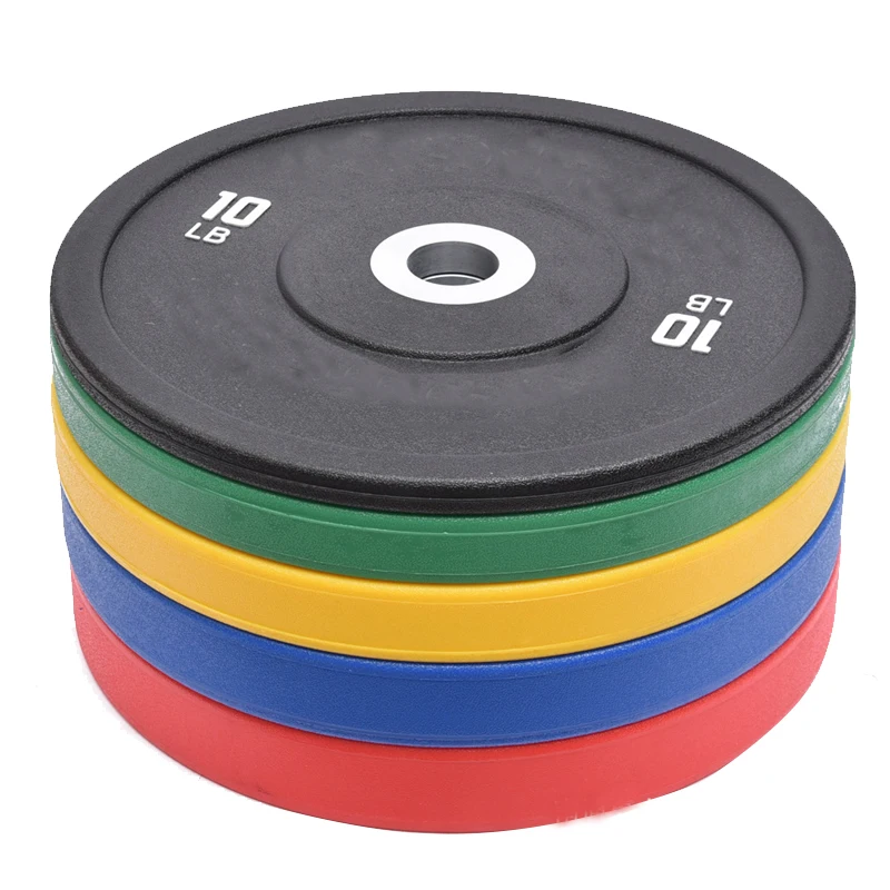 2021 hot selling wholesale custom logo rubber material bumper weight lifting plates