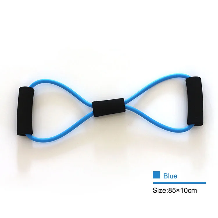 
Инструмент для бодибилдинга и йоги 8 формы упражнения трубка Эспандеры для домашний тренажерный зал тренировки Йога Пилатес 