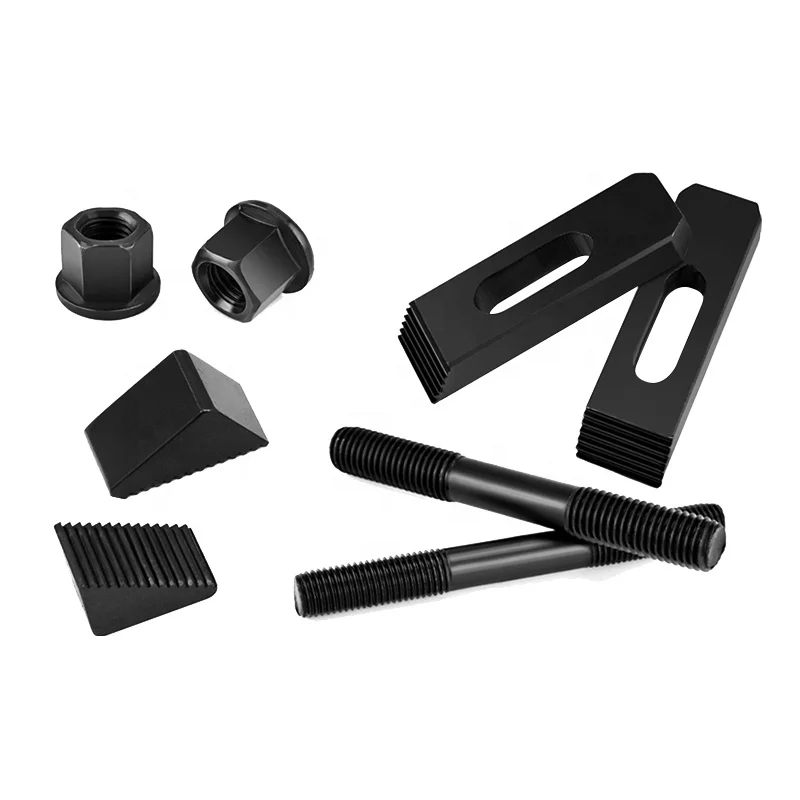 HLTNC plus hard combination platen T-58pcs-M8 M10 M12 M14 M16 M18 M20 M22  Milling Clamping Kit M16 Clamping Kts