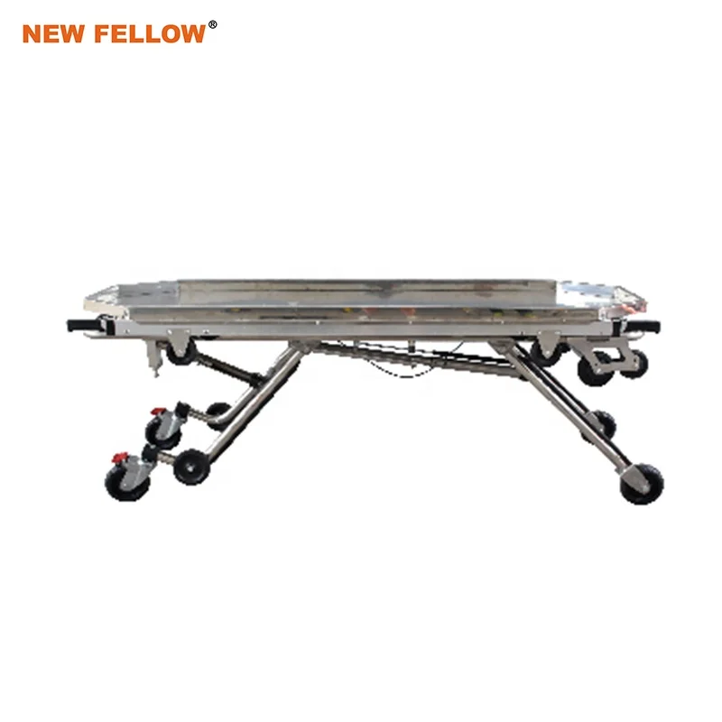 NF-A9-1 High Quality Stainless Steel Mortuary Stretcher