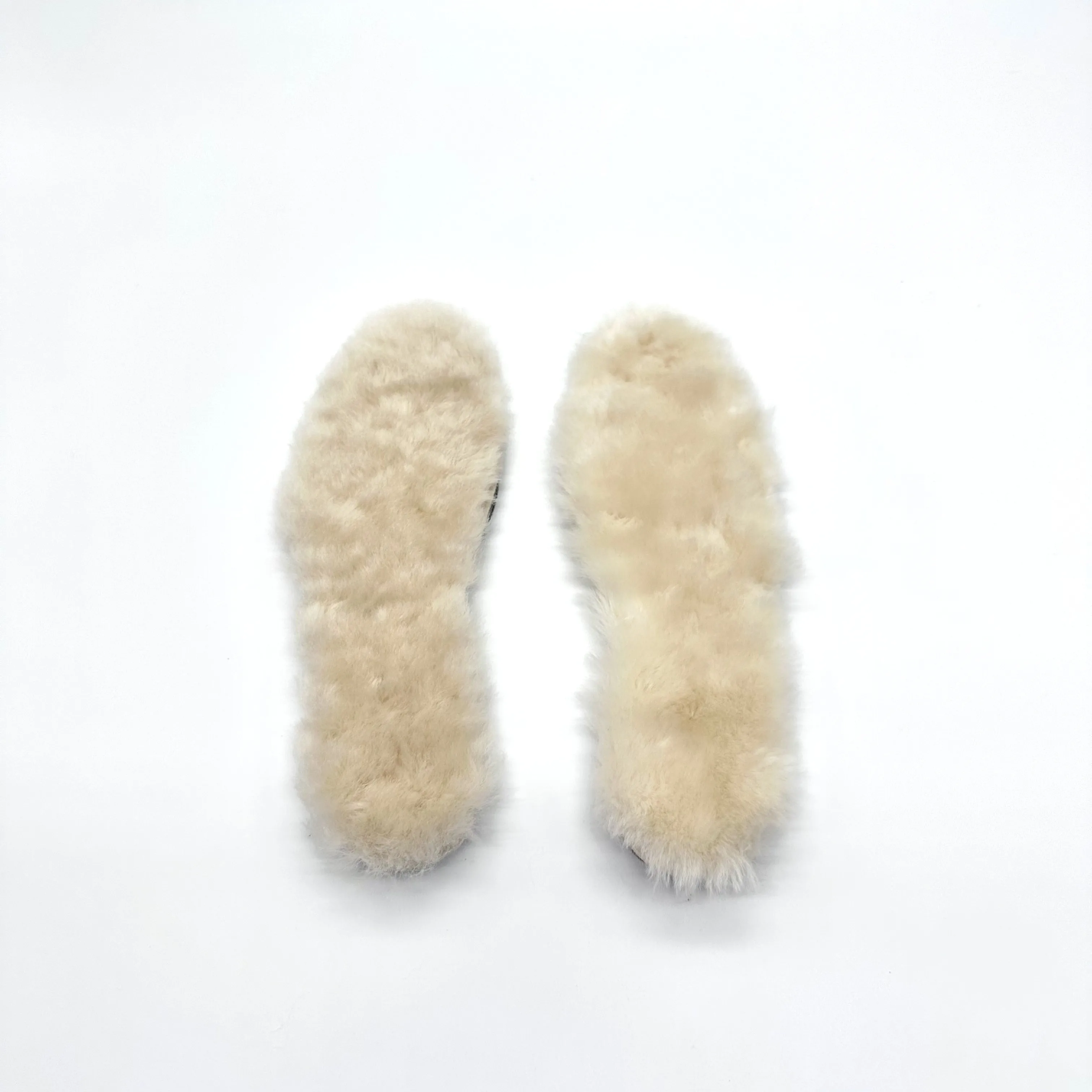 Yaode Custom Warm insole Winter Sheepskin Pu Foam Shoe Insoles Wool Insole Fur Integrated Cozy Fluffy Insert For Boots Slipper